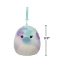 Jazwares Squishmallows - Clip-On: Fantasy Squad - Rainbow Platypus - Brindall (3.5 Inch)