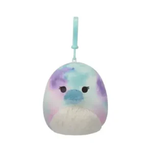 Jazwares Squishmallows - Clip-On: Fantasy Squad - Rainbow Platypus - Brindall (3.5 Inch)
