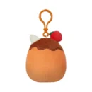 Jazwares Squishmallows - Clip-On: Food Squad - Waffle with Strawberry & Whipped Cream - Weaver (3.5 Inch)