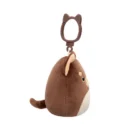Jazwares Squishmallows - Clip-On: Buddy Squad -  Dark Brown Chihuahua - Barkevina (3.5 Inch)