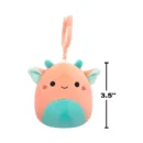 Jazwares Squishmallows - Clip-On: Fantasy Squad -  Pink & Aqua Goblin - Chitra (3.5 Inch)