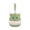 Jazwares Squishmallows - Clip-On: Fantasy Squad - Olive & White Tapir - Gerald (3.5 Inch)