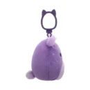 Jazwares Squishmallows - Clip-On: Sealife Squad - Dark Purple Sea Bunny - Oha (3.5 Inch)