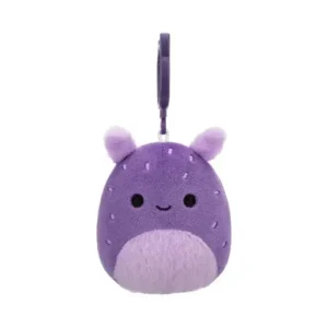 Jazwares Squishmallows - Clip-On: Sealife Squad - Dark Purple Sea Bunny - Oha (3.5 Inch)