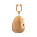 Jazwares Squishmallows - Clip-On: Food Squad - Supreme Pizza Slice with Mushroom - Chea (3.5 Inch)
