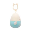 Jazwares Squishmallows - Clip-On: Buddy Squad - Blue & White Parakeet - Tycho (3.5 Inch)