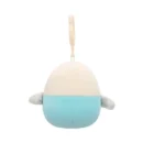 Jazwares Squishmallows - Clip-On: Buddy Squad - Blue & White Parakeet - Tycho (3.5 Inch)