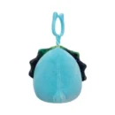Jazwares Squishmallows - Clip-On:  Prehistoric Squad - Blue Triceratops - Vilmos (3.5 Inch)