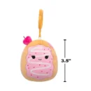 Jazwares Squishmallows - Clip-On: Food Squad - Pink Herry Toaster Pastry - Perl (3.5 Inch)