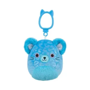 Jazwares Squishmallows - Clip-On: Wildlife Squad - Blue Jaguar - Sarge (3.5 Inch)