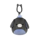 Jazwares Squishmallows - Clip-On: Wildlife Squad - Charcoal & Periwinkle Donkey - Don (3.5 Inch)