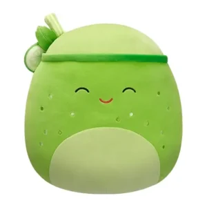 Jazwares Squishmallows - Core: Food Squad - Green Cucumber Mint Smoothie - Townes (12 Inch)