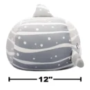 Jazwares Squishmallows - Stackables: Sealife Squad - Grey Whale Shark - Sachie (12 Inch)
