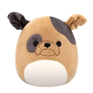 Jazwares Squishmallows - Core: Buddy Squad - Light Brown Bulldog  - Loafer (7.5 Inch)