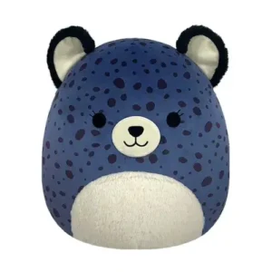 Jazwares Squishmallows - Core: Fantasy Squad - Navy Blue Cheetah with Fuzzy Belly - Spotts (20 Inch)