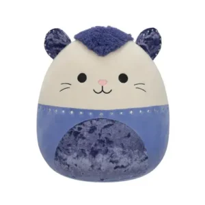 Jazwares Squishmallows - Core: Fantasy Squad - Cream & Purple Tonal Possum with Purple Velvet Accents - Blanche (12 Inch)