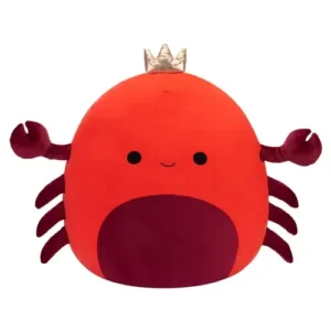 Jazwares Squishmallows - Core: Sealife Squad - Jumbo Plush - Red King Crab with Crown - Georgios (24 Inch )