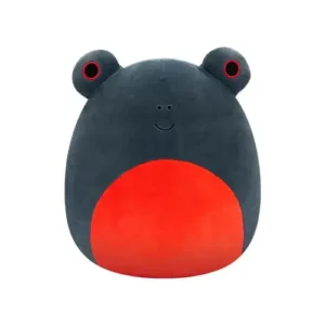 Jazwares Squishmallows - Core: Fantasy Squad - Dark Blue Frog with Red Belly & Eyes - Jameel (14 Inch)