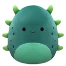 Jazwares - Squishmallows - Core: Large Plush Sealife Squad - Green Sea Cucumber - Wasabi (16 Inch)