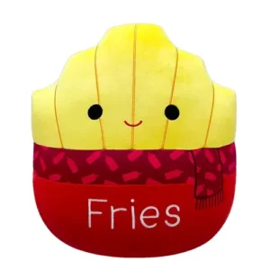 Jazwares - Squishmallows - Core: Large Plush - Style Squad - Yellow French Fries with Red Scarf - Floyd (16 Inch)