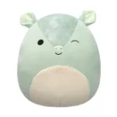 Jazwares Squishmallows - Core: Fantasy Squad - Winking Green Armadillo with Fuzzy Belly - Arilla (16 Inch)