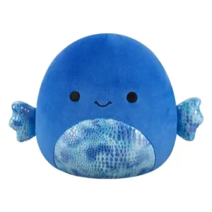 Jazwares Squishmallows - Core: Sealife Squad - Blue Betta Fish - Kobester (7.5 Inch) (CDU12PCS)