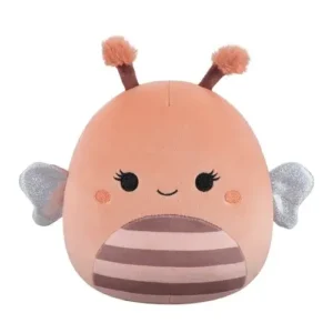 Jazwares Squishmallows - Core: Fantasy Squad - Peach Bee with Furry Antenna - Lili (7.5 Inch)