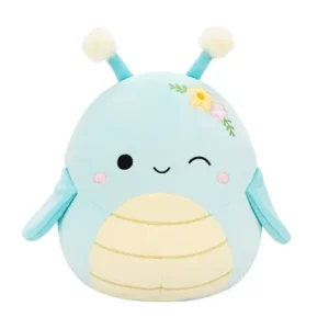 Jazwares Squishmallows - Core: Style Squad - Turquoise Grasshopper - Giles (7.5 Inch)