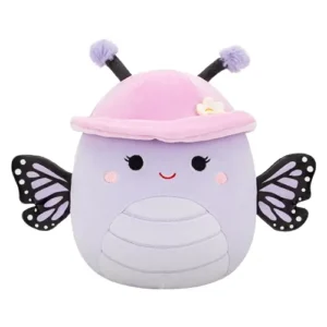 Jazwares Squishmallows - Core: Style Squad - Light Purple Butterfly - Bibiana (7.5 Inch)