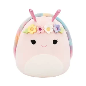 Jazwares Squishmallows - Core: Style Squad - Pink Snail - Silvina (7.5 Inch)