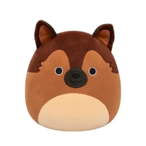 Jazwares Squishmallows - Core: Buddy Squad - Brown German Shepherd - Mario (12 Inch)