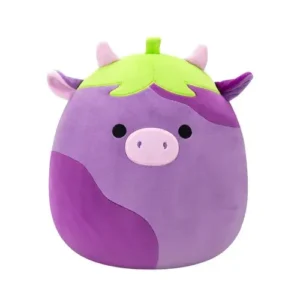 Jazwares Squishmallows - Core: Fusion Squad - Eggplant Cow - Frederick (12 Inch)