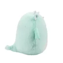 Jazwares Squishmallows - Fuzz-A-Mallows: Fantasy  Squad - Teal Dragon with Rainbow Belly - Joey (12 Inch)