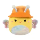 Jazwares Squishmallows - Core: Seasonal Squad - Yellow Butterfly with Fuzzy Rainbow Belly & Bucket Hat - Nixie (12 Inch)