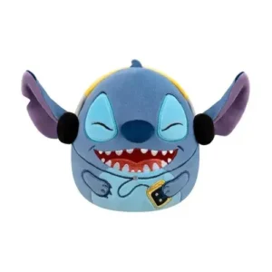 Jazwares Squishmallows - Core: Cartoon Animation: Disney - Lilo & Stitch - Stitch with Headphones (6.5 Inch)