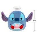 Jazwares Squishmallows - Core: Cartoon Animation: Disney - Lilo & Stitch - Chef Stitch Holding Cake (6.5 Inch)