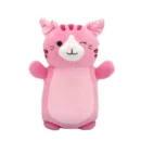 Jazwares Squishmallows - HugMees: Pink Scottish Fold Cat - Geraldine (10 Inch)