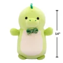 Jazwares Squishmallows - HugMees: Style Squad - Green Dinosaur - Danny (14 Inch)