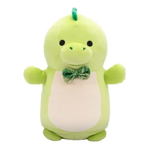 Jazwares Squishmallows - HugMees: Style Squad - Green Dinosaur - Danny (14 Inch)