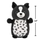 Jazwares Squishmallows - HugMees: Buddy Squad - Black Border Collie - Monty (14 Inch)