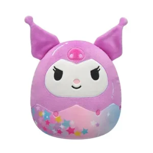 Jazwares Squishmallows - Core: Cartoon Animation: Sanrio - Hello Kitty & Friends - Star Shine Kuromi (10 Inch)