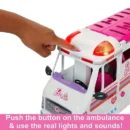 Mattel Barbie Toys, Transforming Ambulance And Clinic Playset, 20+ Accessories, Care Clinic