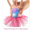 Mattel Barbie Dreamtopia Twinkle Lights Ballerina Doll, Blonde With Light-Up Feature Wearing Headband & Tutu