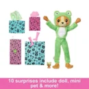 Mattel Barbie Cutie Reveal Costume-themed Series Doll & Accessories With 10 Surprises, Puppy as Frog