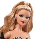 Mattel Barbie Signature 65th Anniversary Collectible Doll With Blonde Hair And Black And White Gown
