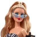 Mattel Barbie Signature 65th Anniversary Collectible Doll With Blonde Hair And Black And White Gown