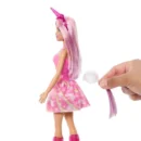 Mattel Barbie Unicorn Doll With Pink Hair, Ombre Outfit And Unicorn Accessories