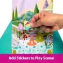 Mattel Disney Princess Ariel Fashion Doll Set, Spin & Reveal with 11 Surprises Including 5 Accessories, 5 Stickers & Play Scene, Inspired by Movie
