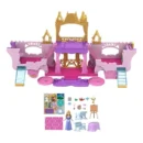 Mattel Disney Princess Carriage To Castle Transforming Playset With Aurora Small Doll, 4 Figures & 3 Levels