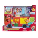 Jazwares Cocomelon Feature Vehicle (Deluxe Transforming Fire Truck)